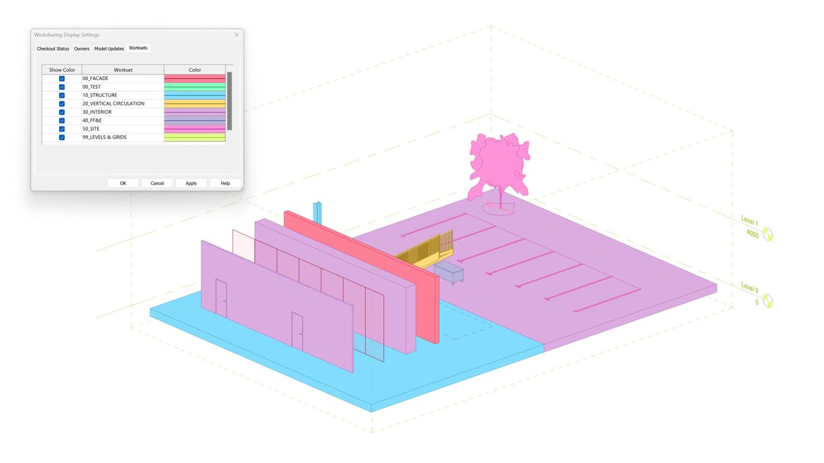 Worksharing Display Setting